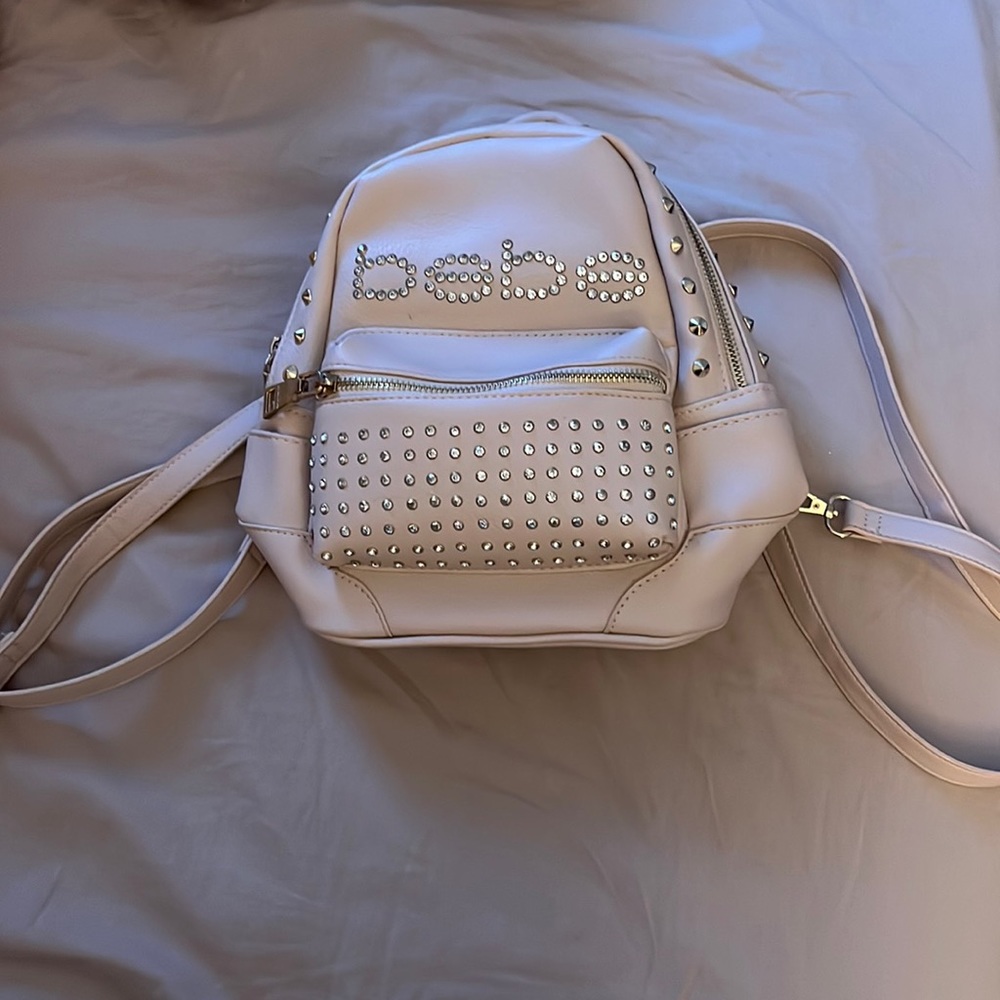 Bebe Blush Pink Mini Backpack